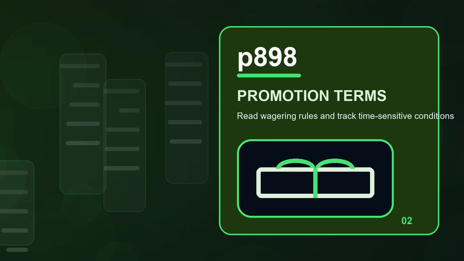 p898 promotions full-width visual guide 2